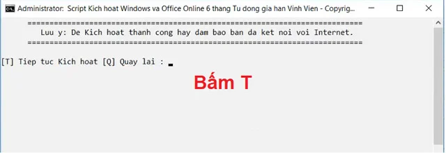 Hướng dẫn tải và cài đặt Office 2019 miễn phí 14 Nhấn phím T