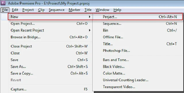 Link tải và cài đặt Premiere Pro CC 2020 chi tiết 13 Tại giao diện chính AP