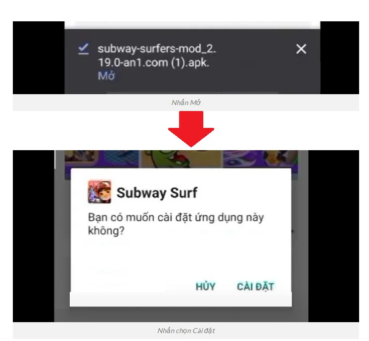 Cách tải Hack Subway Surfers bản crack mới nhất 2024 10 Mở file và cài đặt