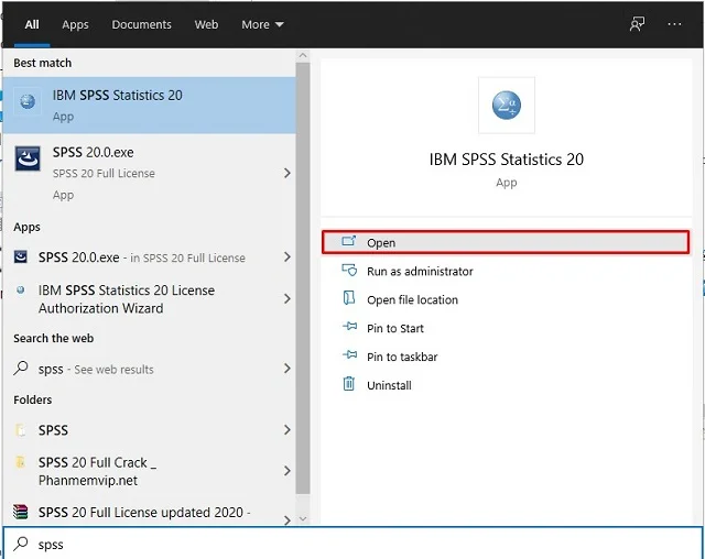 Hướng Dẫn tải và cài đặt SPSS 20 full crack hiệu quả 4 Tải phần mềm spss Full Crack bước 1