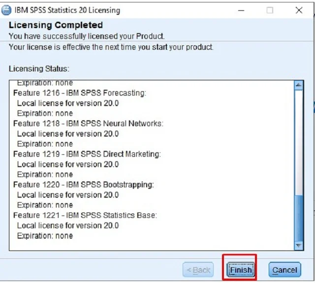 Hướng Dẫn tải và cài đặt SPSS 20 full crack hiệu quả 11 Tải phần mền spss Full Crack bước 6.4
