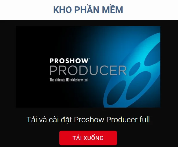 Link tải phần mềm Proshow Producer crack vĩnh viễn 4 Tải ProShow Producer