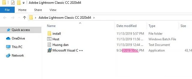 Tải và giải nén phần mềm Lightroom 2020