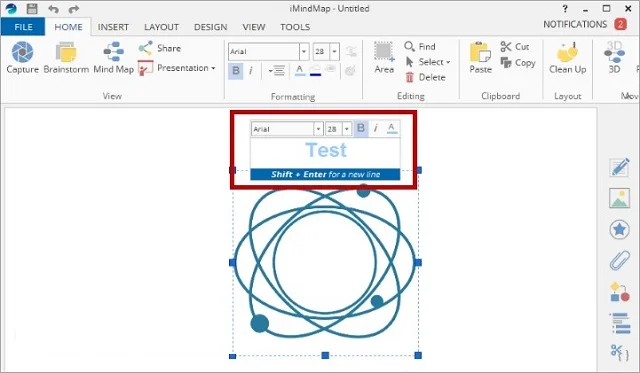 Hướng dẫn tải, cài đặt và sử dụng iMindMap miễn phí 10 Tạo central idea và thực hiện các tùy chỉnh cho đối tượng