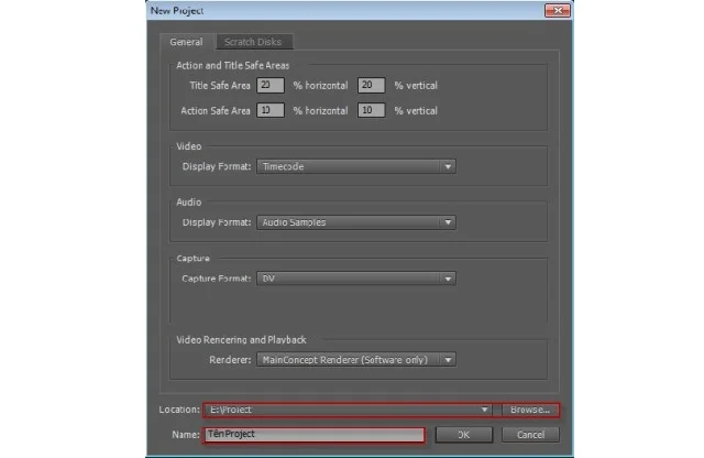 Link tải và cài đặt Premiere Pro CC 2020 chi tiết 12 Tạo new project