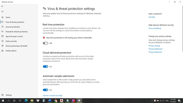 Tắt phần mềm diệt Virus và tường lửa trước khi bẻ khóa full bản quyền AutoCAD