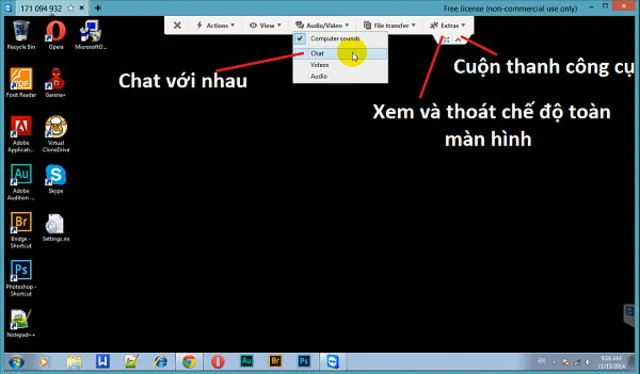 Hướng dẫn tải và cài đặt teamviewer vĩnh viễn 15 thanh công cụ TeamViewer hiển thị trên máy tính của bạn