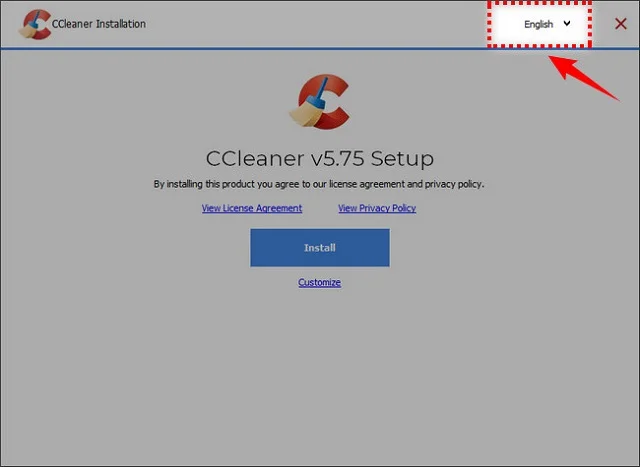 Tiến hành cài đặt CCleaner