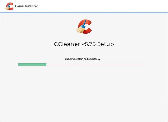 Tiến trình cài đặt CCleaner