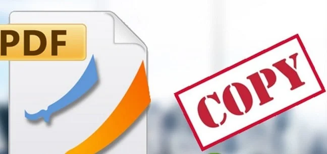 Cách copy file PDF không cho copy có rất nhiều