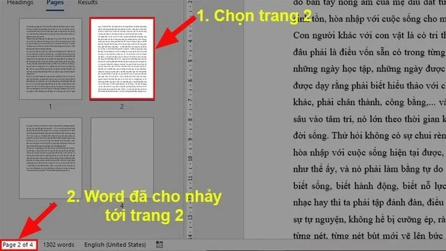 Cách copy 1 trang Word, sao chép 1 trang trong word cực dễ chỉ 5s 10 Cách sao chép 1 trang văn bản trong 1 tệp word có nhiều trang - Bước 3