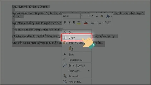 Cách copy bảng từ Word sang Excel không đổi định dạng đơn giản nhất 13 Copy bảng từ Word sang Excel bằng Paste Special - Bước 1