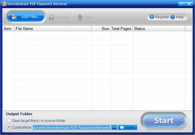 Copy file PDF với công cụ PDF Password Remover - Bước 1