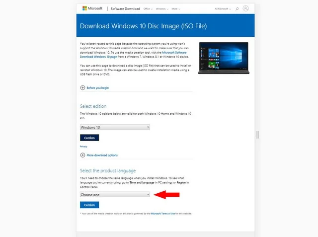 Cách tải Windows 10 cực nhanh, mới nhất 2024 6 Ảnh 5: Thiết lập ngôn ngữ sử dụng
