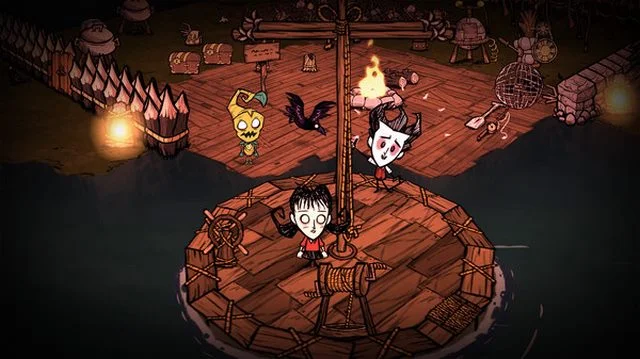 Hướng dẫn chơi Don't Starve Together chi tiết từ A đến Z 6 Trong những ngày đầu, người chơi nên tránh đụng độ với quái vật