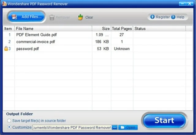 Copy file PDF với công cụ PDF Password Remover - Bước 2