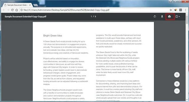 Copy file PDF cực hiệu quả bằng Google Chrome - Bước 3, 4