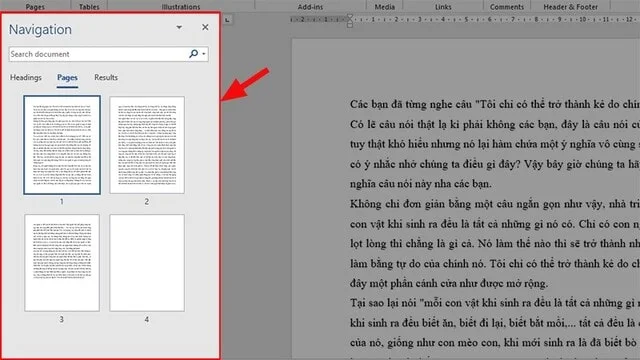 Cách copy 1 trang Word, sao chép 1 trang trong word cực dễ chỉ 5s 9 Cách sao chép 1 trang văn bản trong 1 tệp word có nhiều trang - Bước 2