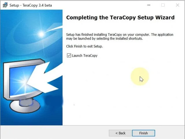 Teracopy Pro full Key vĩnh viễn - Tăng tốc copy file 8 Cài đặt thành công phần mềm TeraCopy Pro