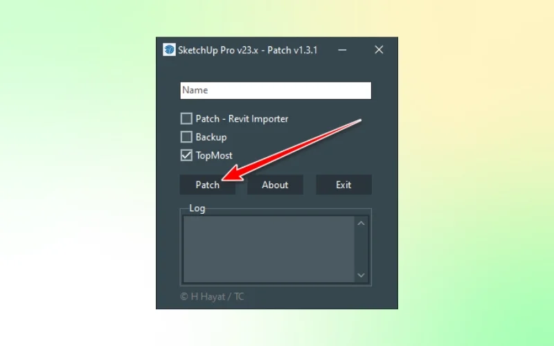 Hướng Dẫn Cài Đặt SketchUp 2024 Chi Tiết và Nhanh Chóng 5 Chạy file Patch