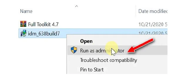 Hướng dẫn tải IDM Full Toolkit 4.7 đơn giản, hiệu quả 4 Chạy file cài đặt IDM