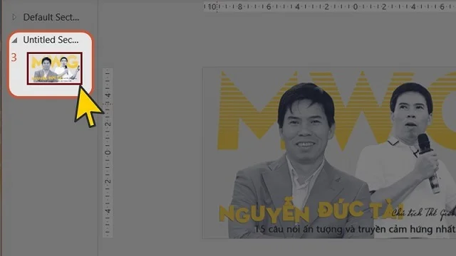 Bí quyết về các cách chuyển PowerPoint sang ảnh đơn giản và hiệu quả cao 2 Chọn slide powerpoint muốn chuyển sang ảnh