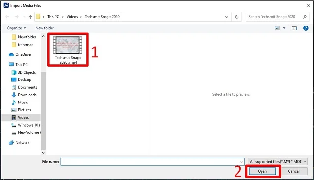 Link tải và cái đặt phần mềm Windows Movie Maker full crack 10 Chọn video hoặc hình ảnh muốn chỉnh sửa và nhấn Open
