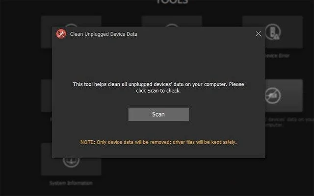 Hướng dẫn cài đặt phần mềm Driver Booster mới nhất 21 Công cụ Clean Unplugged Device Data