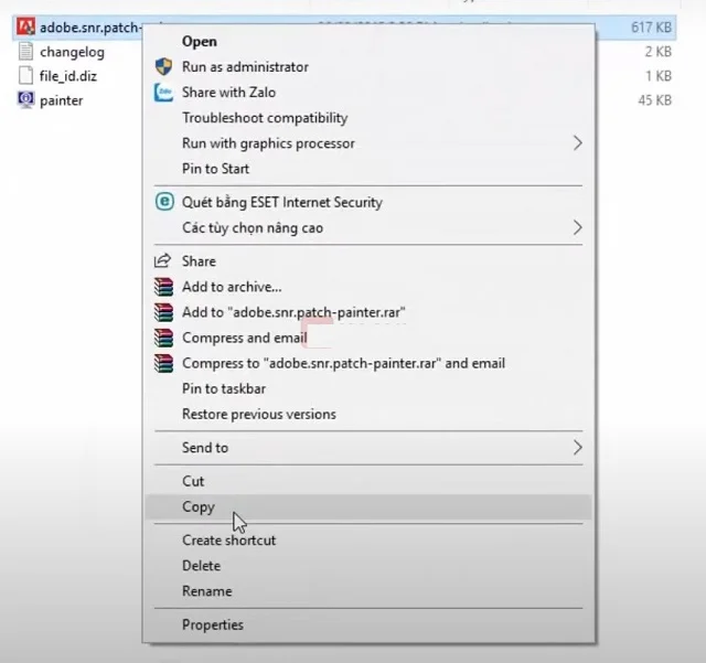 Phần mềm Adobe Presenter 11 – Hướng dẫn download, cài đặt chi tiết 10 Copy file Adobe.snr.patch-painter