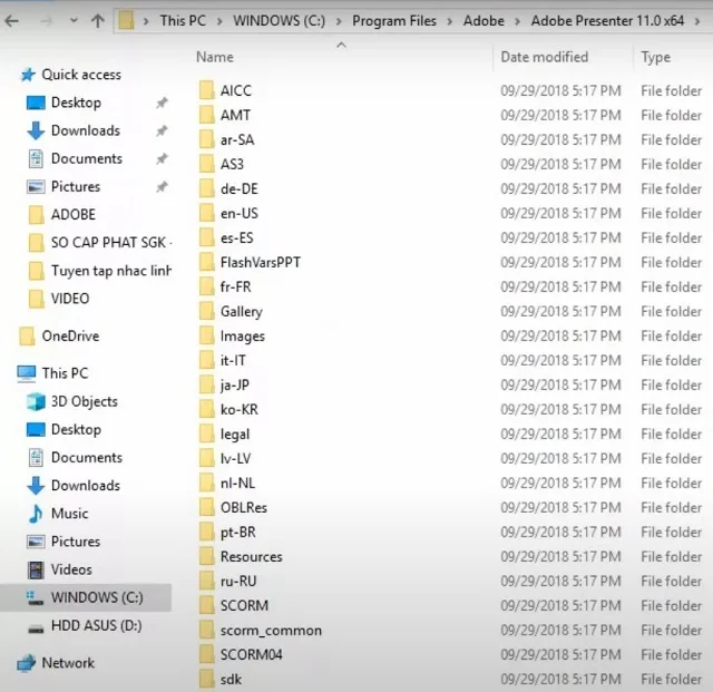Phần mềm Adobe Presenter 11 – Hướng dẫn download, cài đặt chi tiết 11 Dán file vừa copy vào đường dẫn