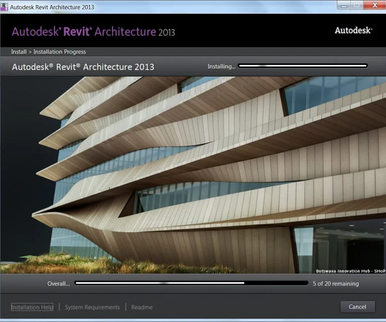 Hướng Dẫn Sử Dụng Revit 2013 Từ Cơ Bản Đến Nâng Cao 8 Đợi cài đặt