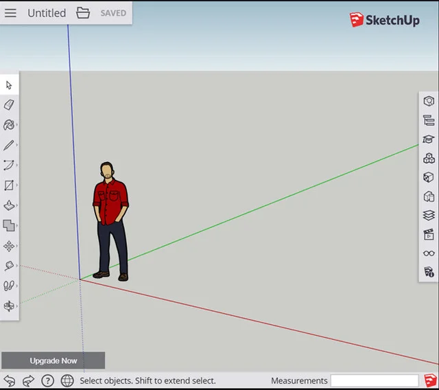 Link Tải SketchUp Pro 2019 Full Crack Mới (Google Drive) 15 Giao diện phần mềm