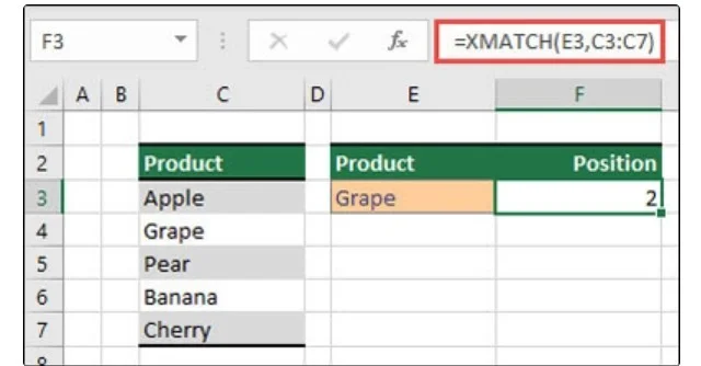 Hướng dẫn tải phần mềm Microsoft Office 2021 & Khám phá tính năng đặc trưng 8 Hàm XMATCH được bổ sung trong Excel