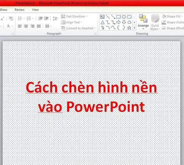 Học lỏm 3 cách chèn hình nền vào PowerPoint 8 Hoàn thành chèn hình nền vào PowerPoint