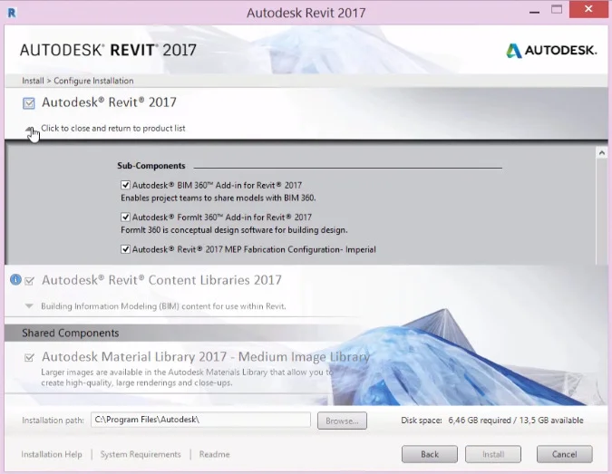 Hướng Dẫn Sử Dụng Revit 2017 Cho Các Kỹ Sư Và Kiến Trúc Sư 7 Chọn đường dẫn