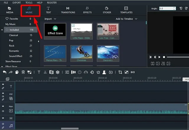 Link tải và cái đặt phần mềm Windows Movie Maker full crack 11 Nhấn Music để chọn nhạc