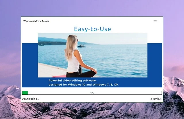 Link tải và cái đặt phần mềm Windows Movie Maker full crack 6 Quy trình cài đặt đang diễn ra