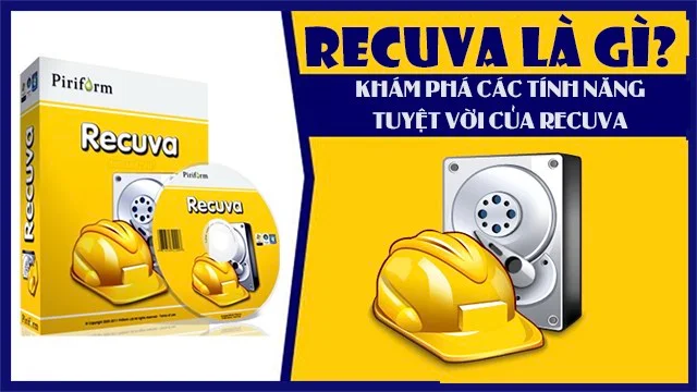 Recuva là phần mềm khôi phục dữ liệu tuyệt vời