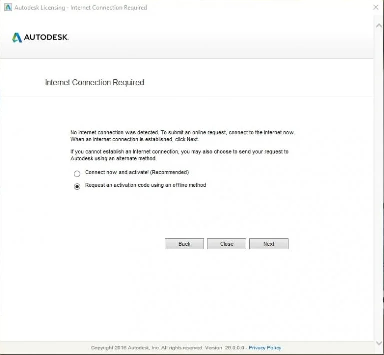 Revit 2015-Đánh Giá Chi Tiết Và Hướng Dẫn Sử Dụng 11 Chọn Request an activation code using an offline method và next