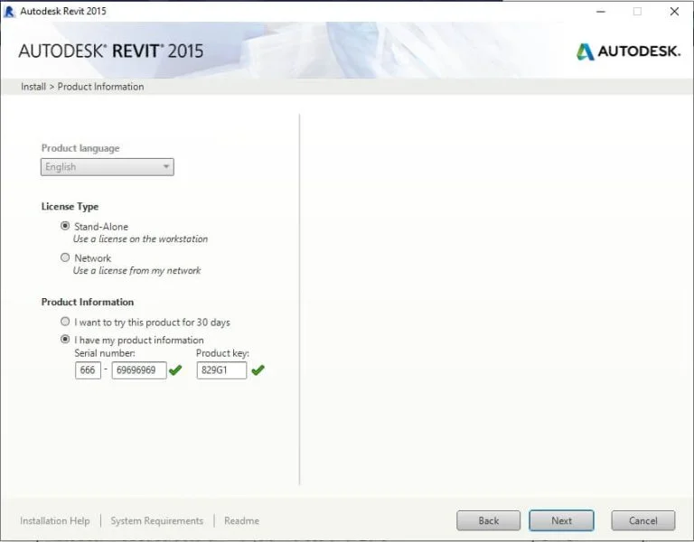Revit 2015-Đánh Giá Chi Tiết Và Hướng Dẫn Sử Dụng 6 Serial Number