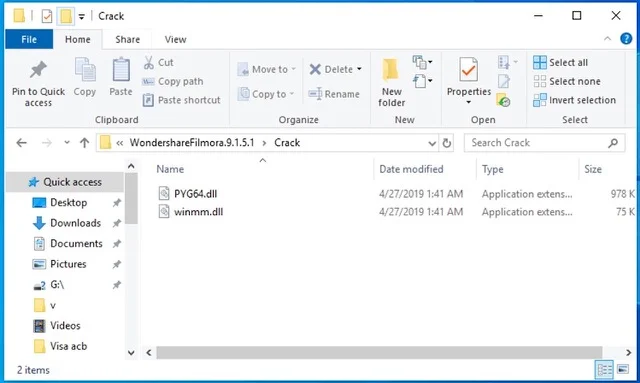 Download Wondershare Filmora 9 full Crack mới nhất 2024 9 Tìm đến mục Crack ở file đã giải nén