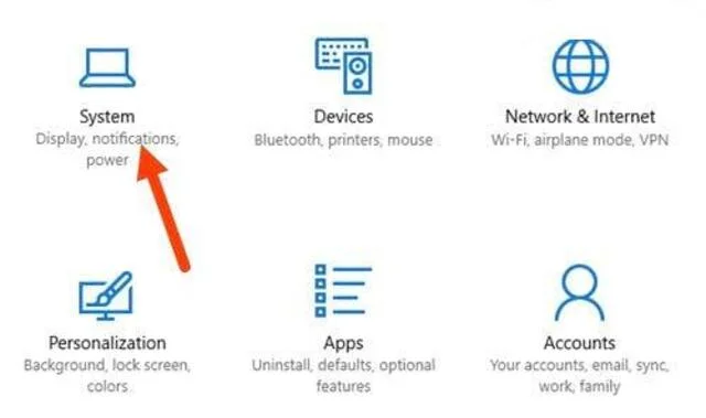 Kích hoạt Win 10 bằng key Win 10 miễn phí, đơn giản nhất 6 Trong phần menu system hãy chọn vào mục system
