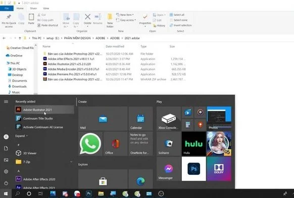 khởi động lại phần mềm