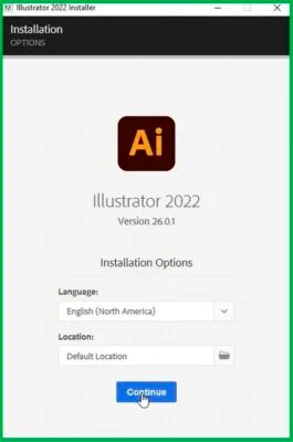 Download Adobe Illustrator 2022 Crack - Phiên Bản Mới Nhất 4 nhấn Continue