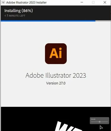 Tải và Cài đặt Adobe Illustrator 2023 Full Crack Miễn Phí - Hướng dẫn Chi Tiết 6 Bước 5: Chờ đợi quá trình cài đặt hoàn tất