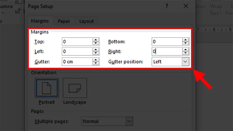 Hướng dẫn cách in hết khổ giấy A4 trong Word 2010 từ A đến Z 3 Chọn thẻ Margins