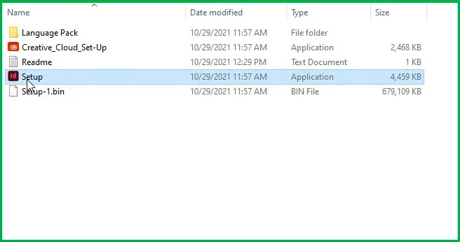 Hướng Dẫn Nhanh Cài Đặt InDesign 2022 4 Tiến hành chạy File Setup