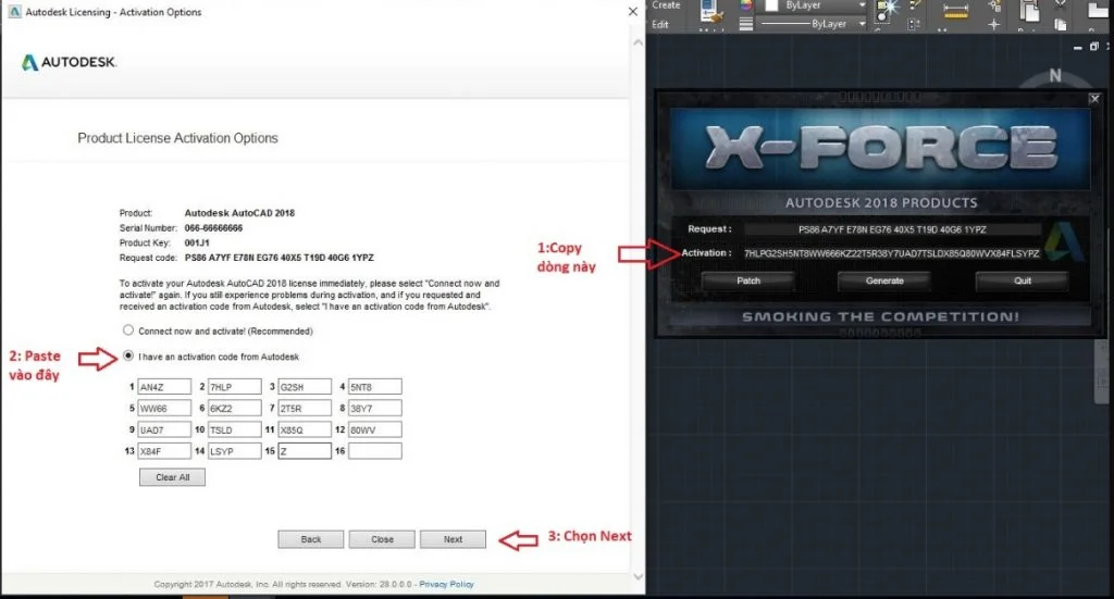 Link tải kèm hướng dẫn cài đặt AutoCad 2018 32bit/64bit bản full 14 Mở file crack autocad
