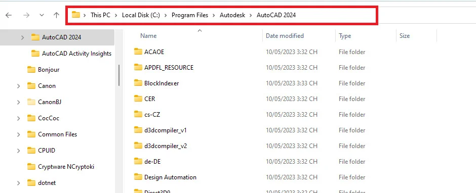 Tải AutoCAD 2024 Full Crack - Link tải nhanh miễn phí 8 Đường dẫn chưa thư mục