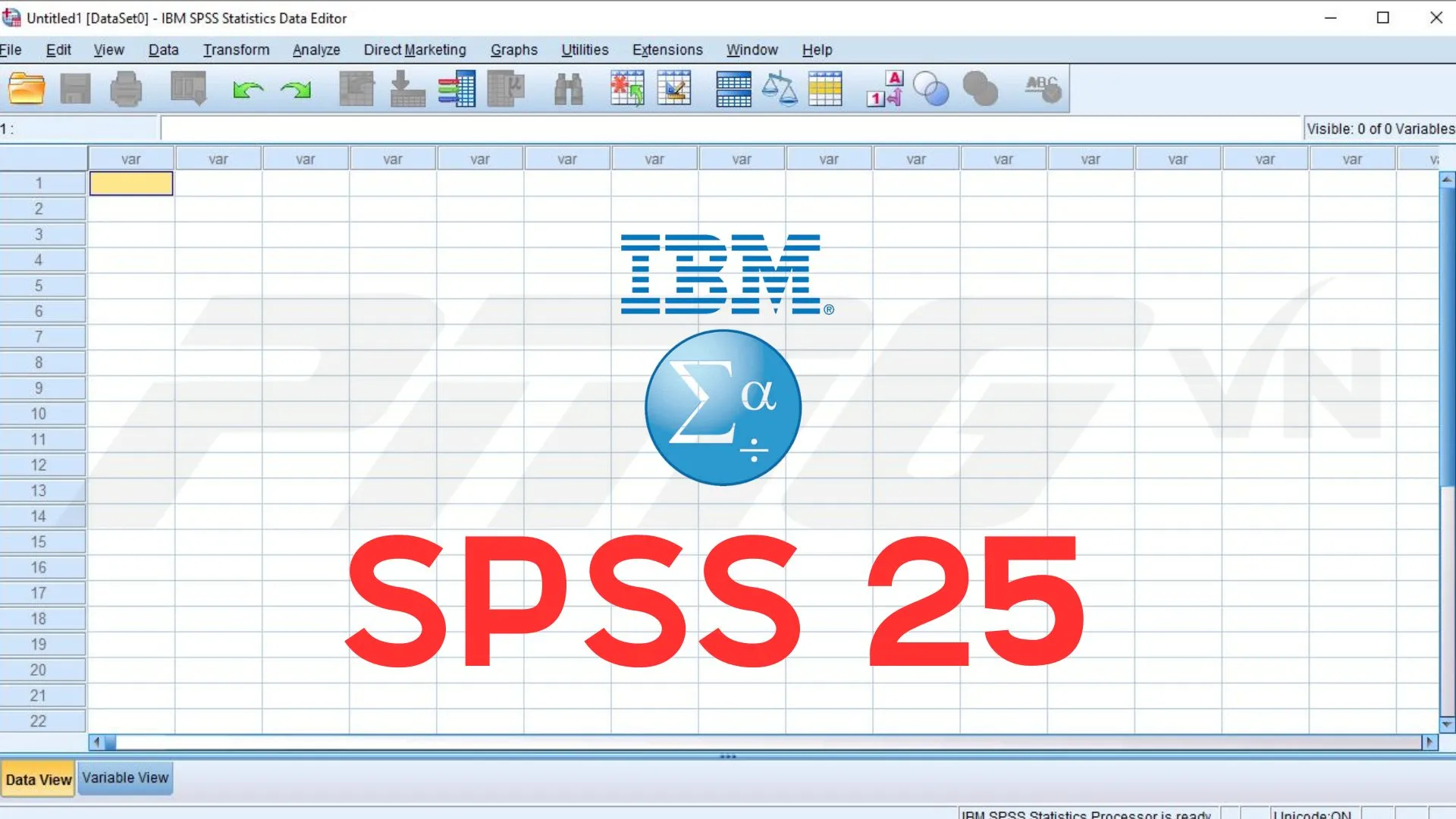 Download phần mềm SPSS 25